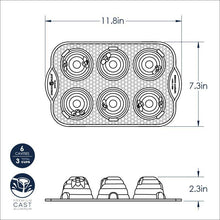 Load image into Gallery viewer, Nordicware Beehive Cakelet Pan
