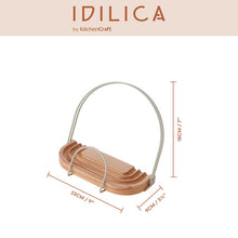 Load image into Gallery viewer, Idilica Beechwood Cookbook Stand
