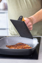 Load image into Gallery viewer, Cast Iron Grill Press with Wooden Handle
