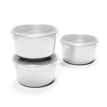 Load image into Gallery viewer, Steel containers with food grade silicone lid
