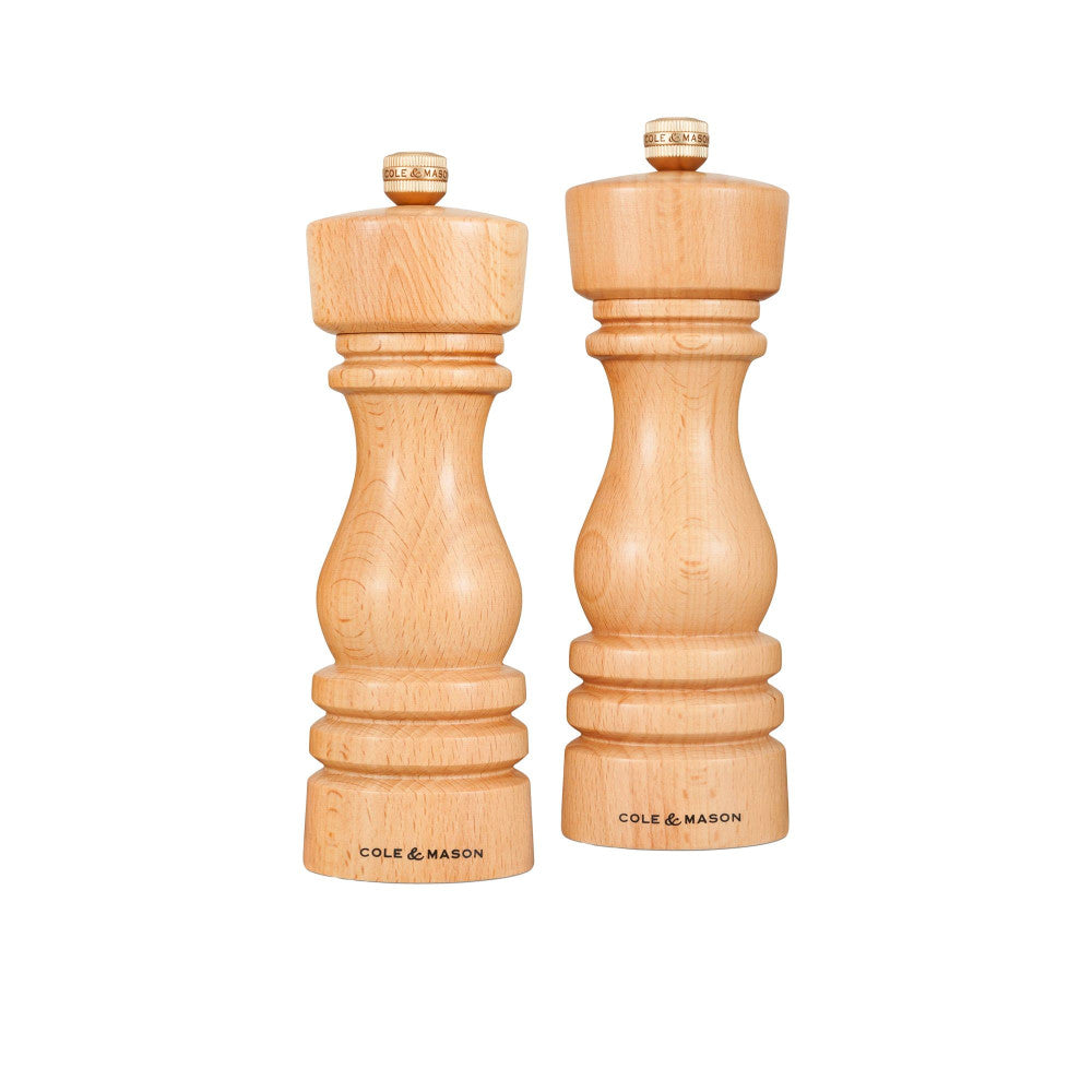 Mill set 'London' in Natural Beechwood by Cole & Mason