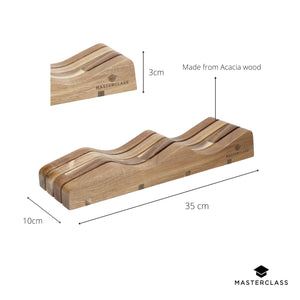 Wave Knife Block for Drawer Storage