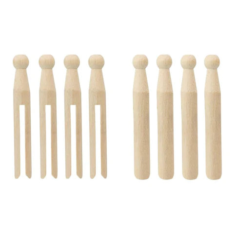 Elliotts Beech Wooden Pegs 24